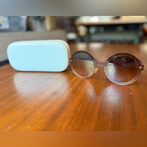 Marc Jacobs 29/S Gradient Brown Pink Round Sunglasses